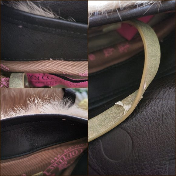 Juicy Couture 100% Rabbit Fur Bag - Picture 13 of 16